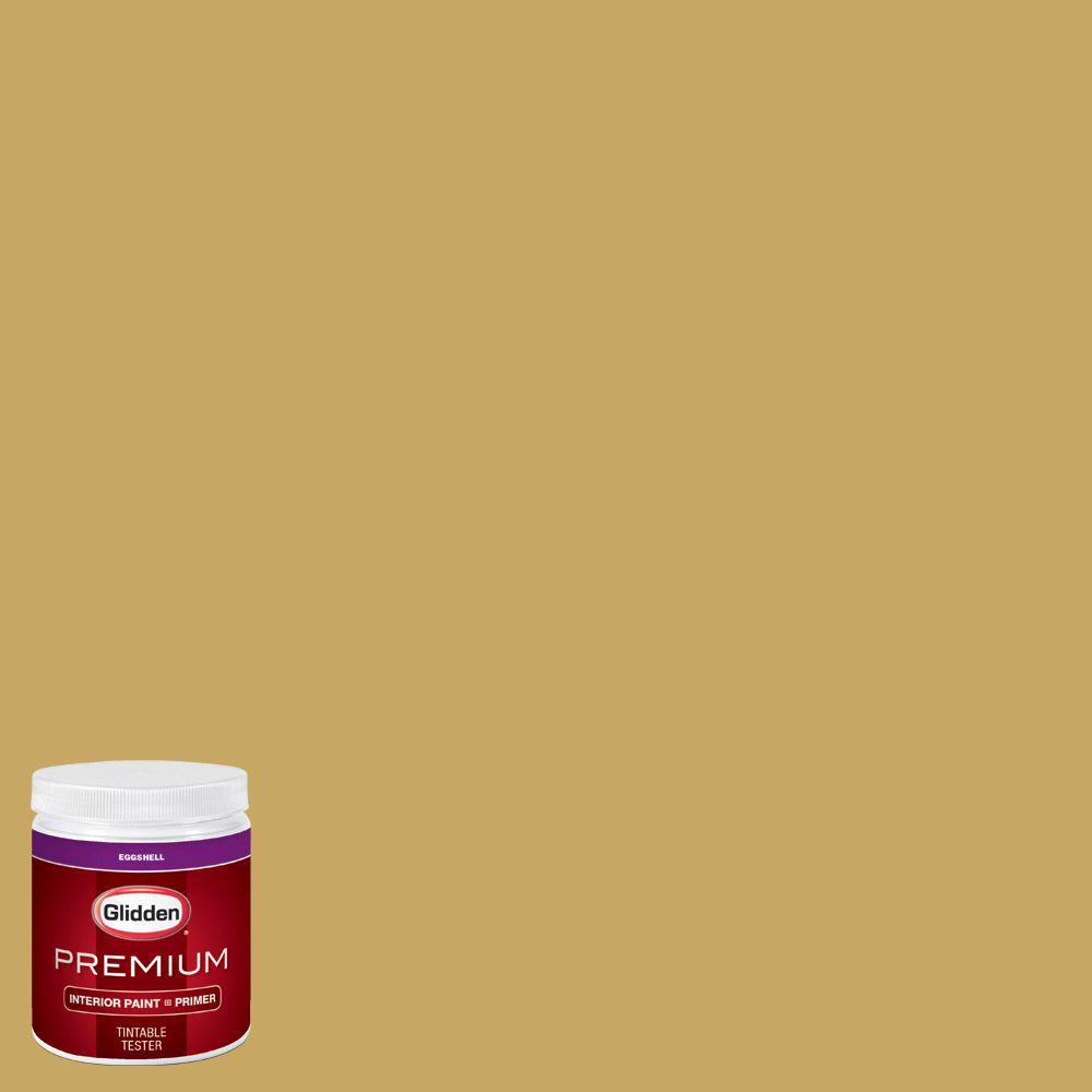 Glidden Premium 8 oz. #HDGY47D Deep Golden Straw Eggshell Interior ...