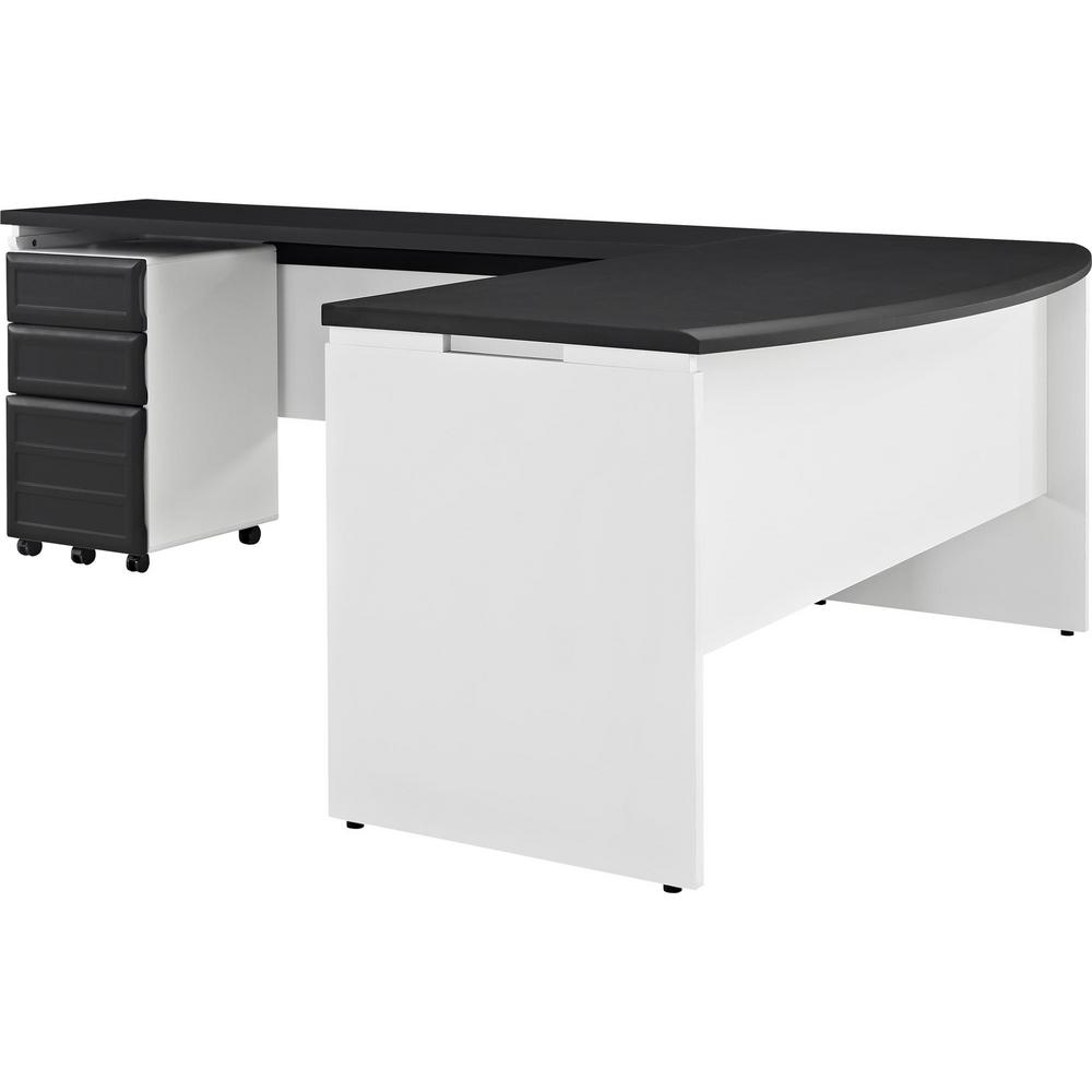 Altra Furniture Pursuit White And Gray Desk With
