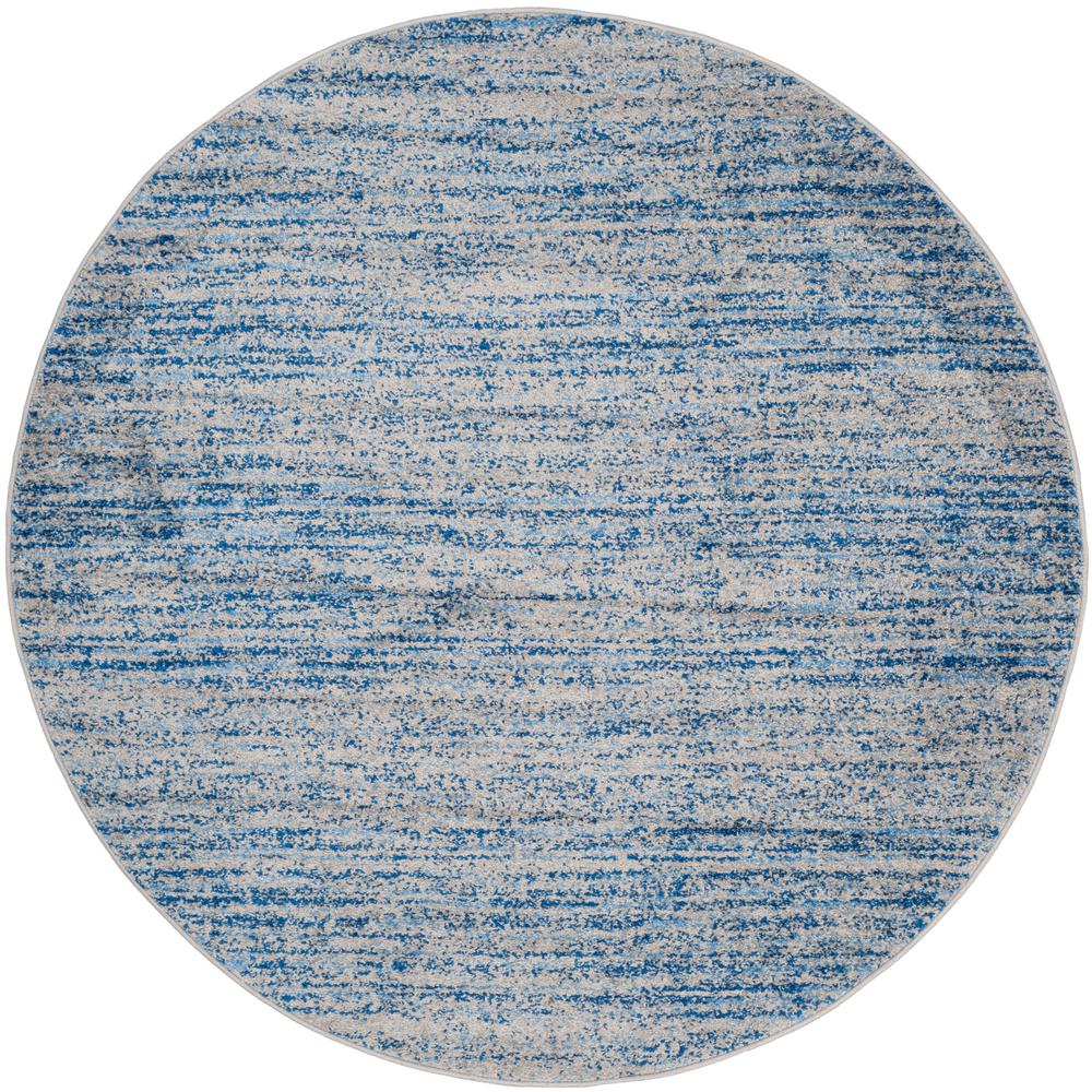 Safavieh Adirondack Blue/Silver 6 Ft. X 6 Ft. Round Area Rug-ADR117D-6R ...