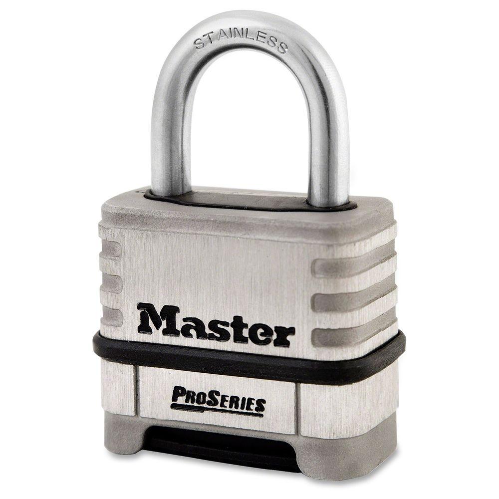 Master Lock ProSeries 2.2 in. Stainless Steel Combination Padlock with