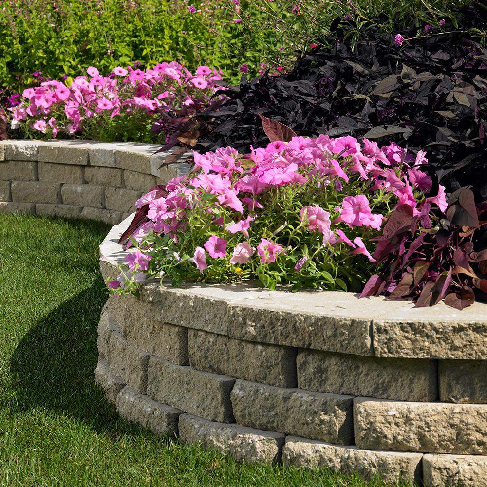 Pavestone 3 In H X 10 W 5 87 D Buff Concrete Retaining Wall Block 280 Piece 58 4 Sq Ft Pallet 80704 The Home Depot - Pavestone Wall Block Pavestone 3 In H X 10 W 5 87 D Buff Concrete Retaining Wall Block 280 Piece 58 4 Sq Ft Pallet 80704 The Home Depot - Pavestone Wall Block