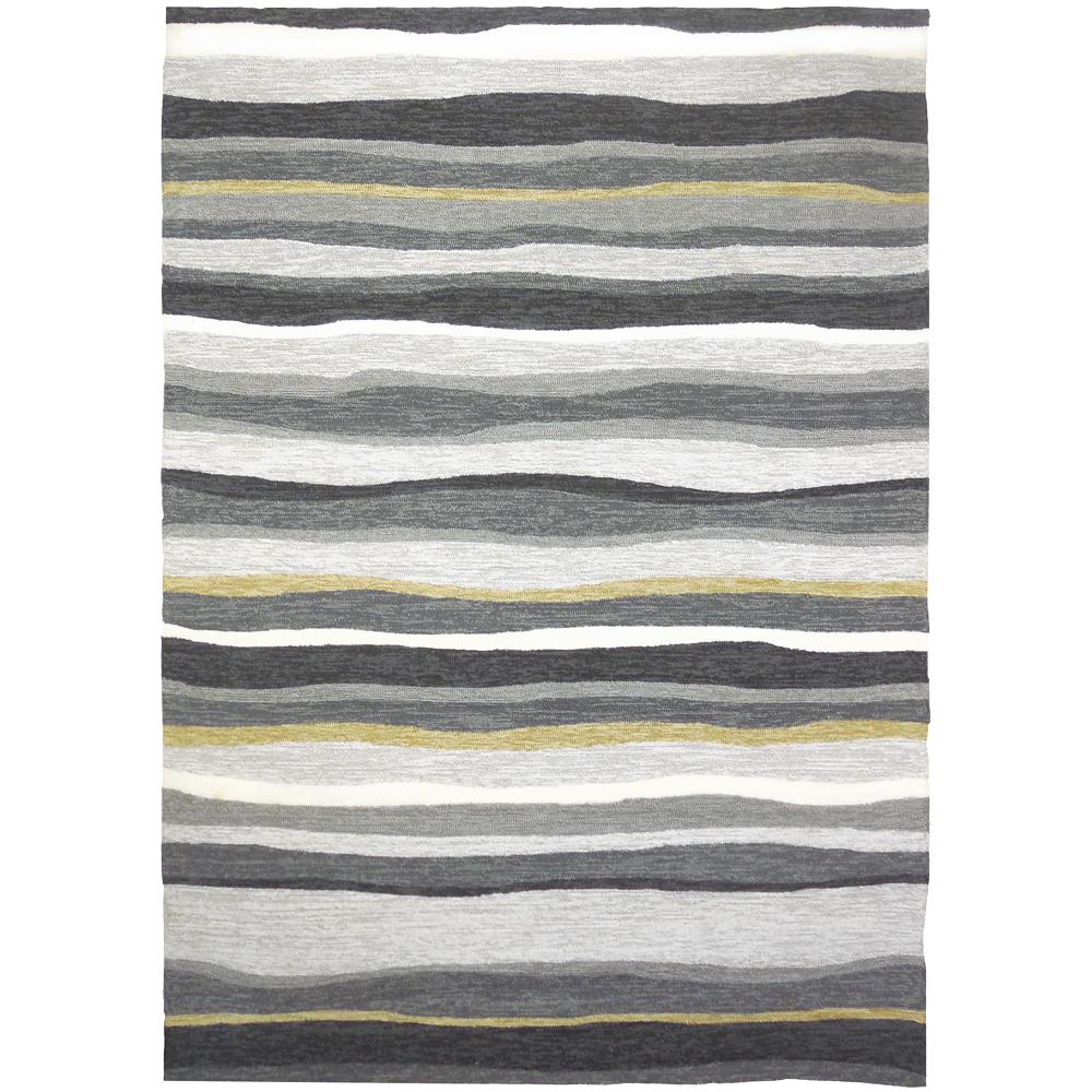 Homefires Driftwood Gray 3 ft. x 5 ft. Indoor/Outdoor Area Rug-PPS ...