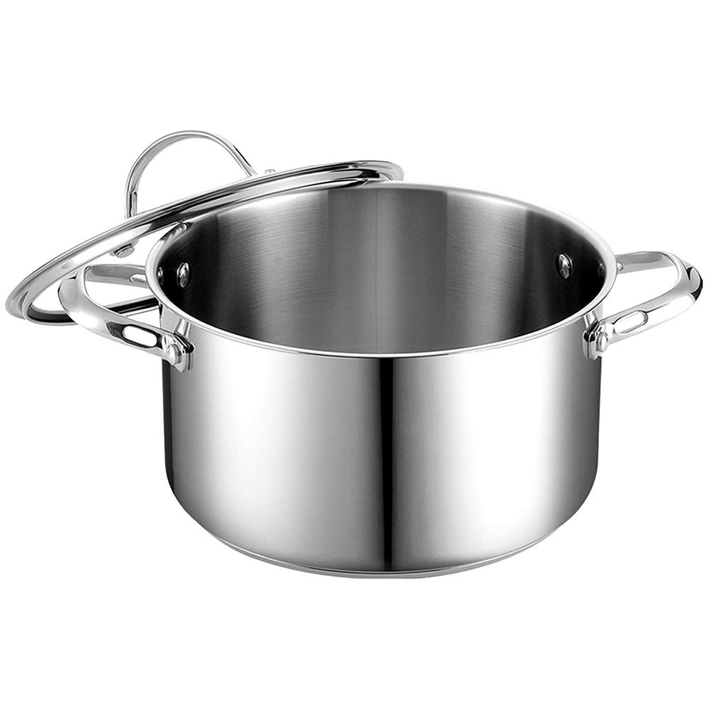 Cooks Standard 9Piece Silver Cookware Set with Lids 02492 The Home Depot