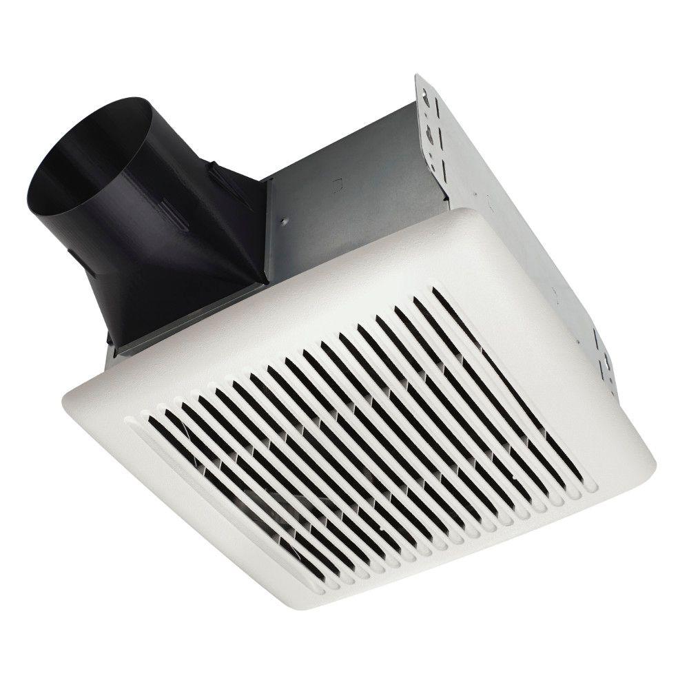 Broan AE110 Invent Energy Star Qualified Single-Speed Ventilation Fan, 110 CFM, 1.3 Sones