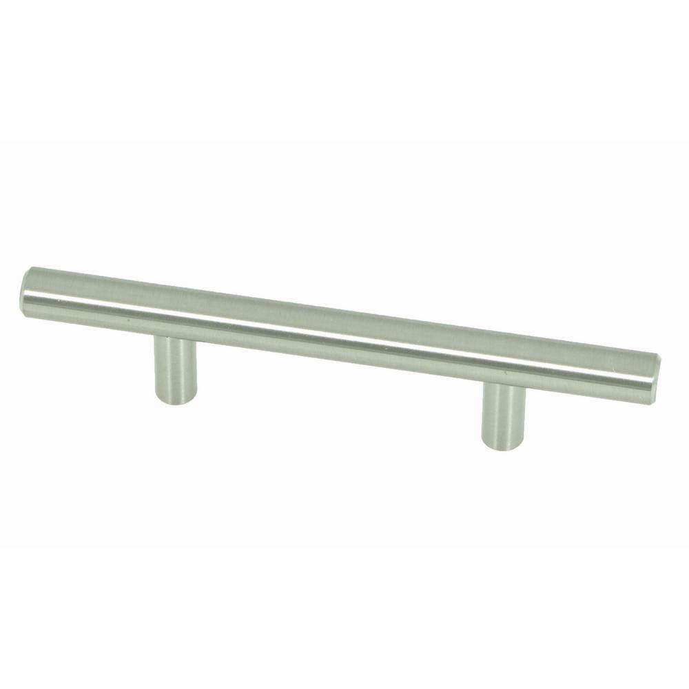 Richelieu Hardware 5 In Stainless Steel Bar Cabinet Pull BP2102128170   Stone Mill Hardware Drawer Pulls Cp4003 Ss K10 64 1000 