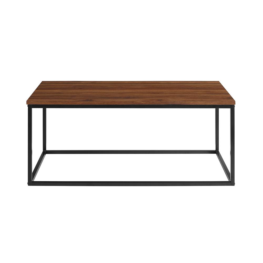 Walker Edison Furniture Company 42 In Dark Walnut Mixed Material Walker Edison Furniture Company 42 In Dark Walnut Mixed Material Coffee Table
