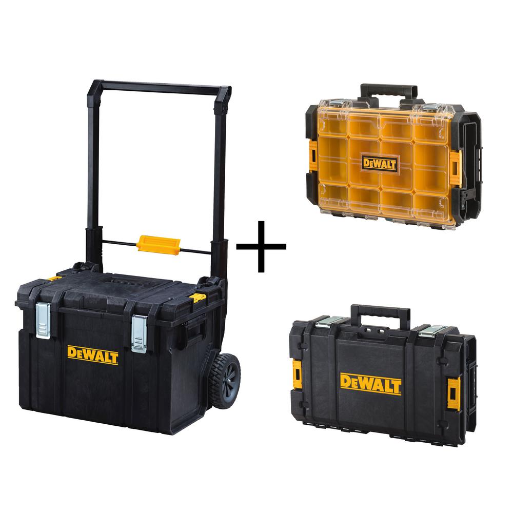 DEWALT ToughSystem DS450 22 in. 17 Gal. Mobile Tool Box, DS130 Tool Box