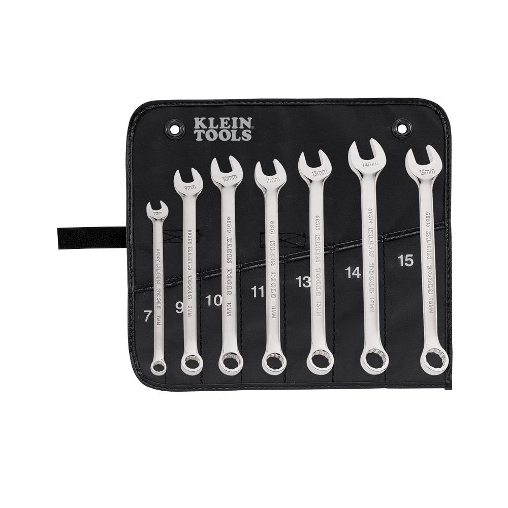 Klein Tools 7Piece Metric Combination Wrench Set68500 The Home Depot