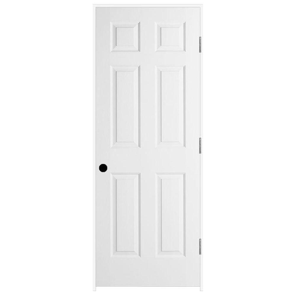 Jeld Wen 30 In X 80 Colonist Primed Left Hand Textured Solid Jeld Wen 30 In X 80 Colonist Primed Left Hand Textured