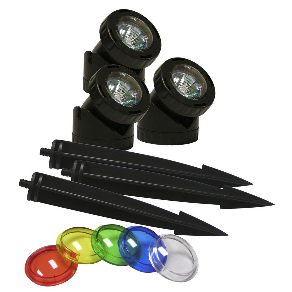 Alpine Power Beam 10Watt Lights 23 ft. Cord with Color Lenses (Set of