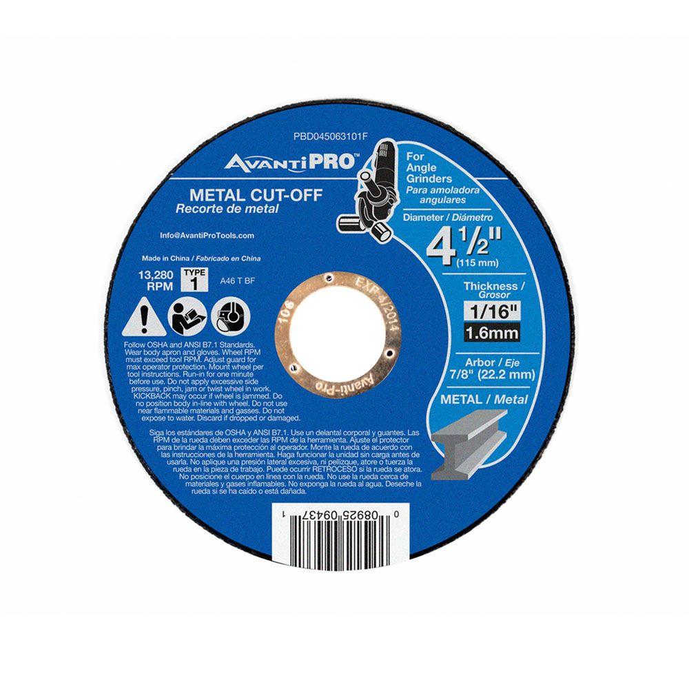 10 4.5/" Inch Grinding Cut Off Wheel Disc 1//24/" 7//8/" Arbor Angle Grinder Tool