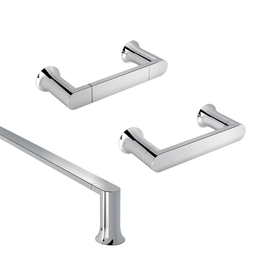 Chrome Bath Hardware Sets Bathroom Hardware The Home Depot