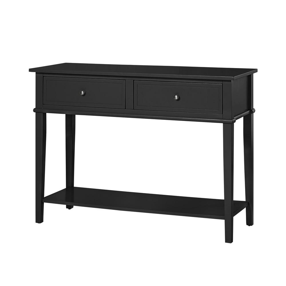 Ameriwood Queensbury Black Sofa Table Hd30304 The Home Depot