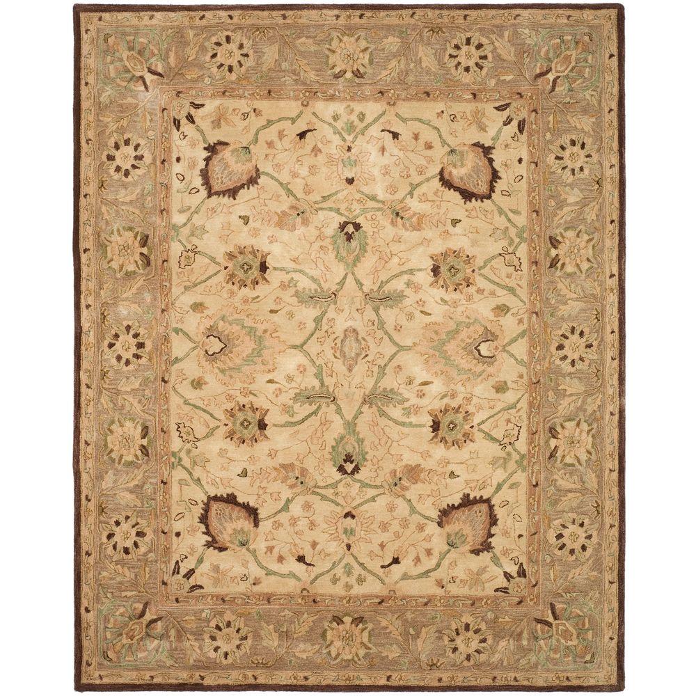 Safavieh Anatolia Ivory Brown 9 Ft X 12 Area Rug