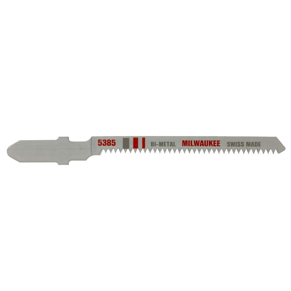 UPC 045242139101 product image for Jigsaw Blade: Milwaukee Saw Blade. 3 in. 20 TPI T Shank Bi-metal Jig Saw Blade 4 | upcitemdb.com