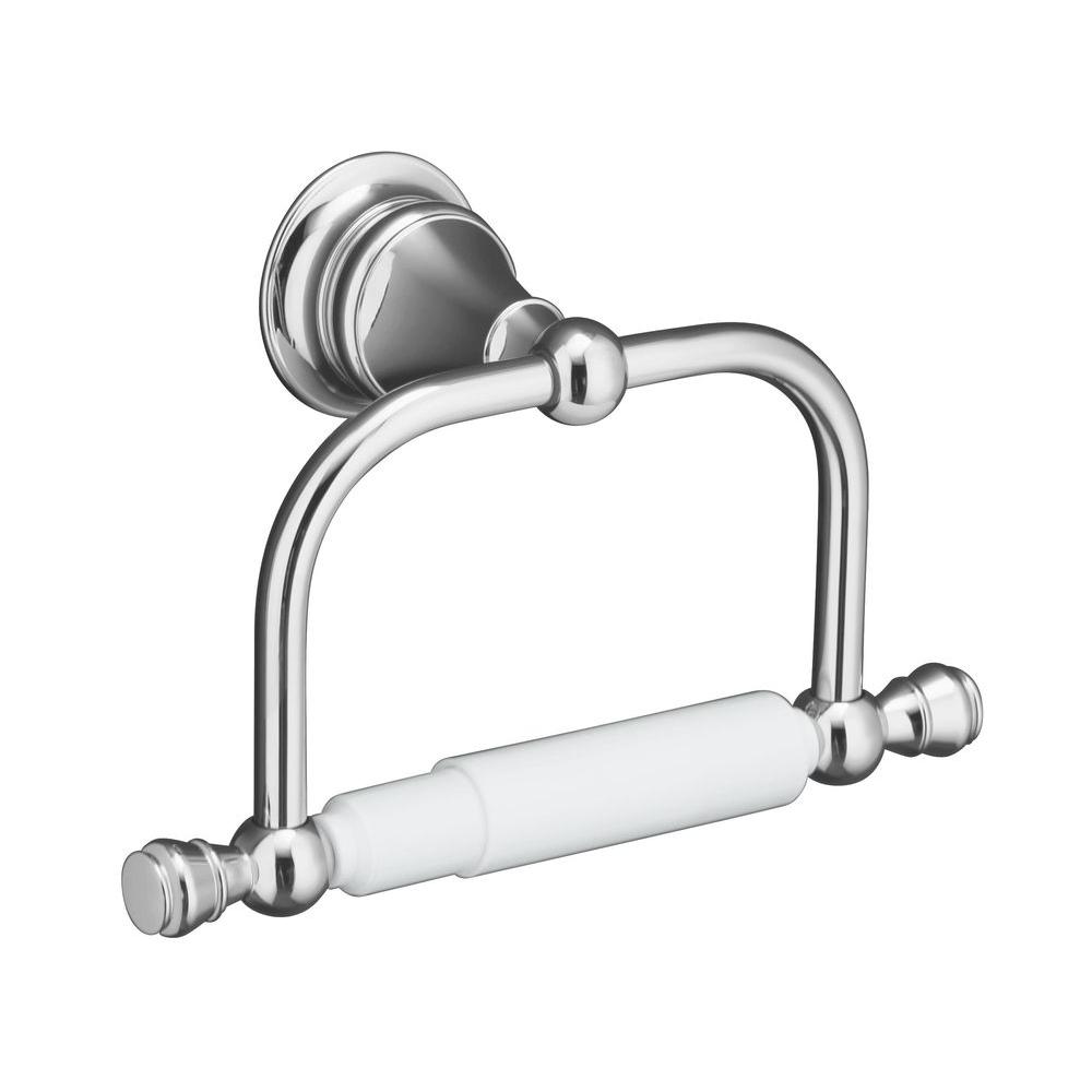 Kohler Revival Wall Mount Single Post Toilet Paper Holder In Kohler Revival Wall Mount Single Post Toilet Paper Holder In Polished Chrome