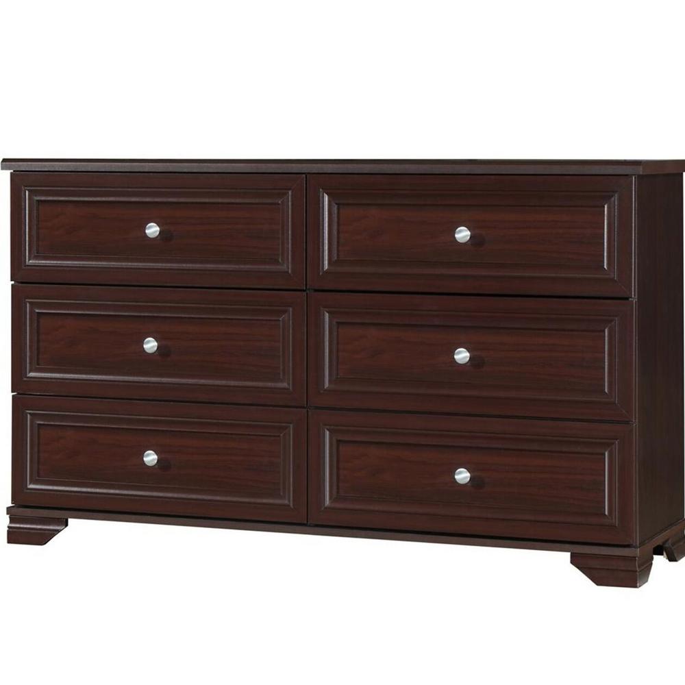 Belle Isle Furniture LLC South Lake 6Drawer Espresso DresserCAM06