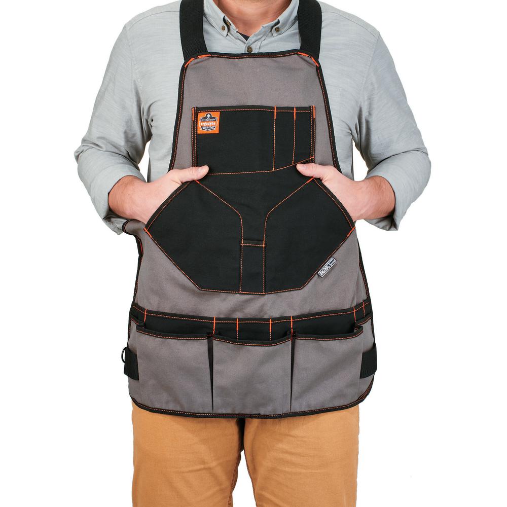 Work Apron Unisex Heavy Duty Carpenters Apron Tool Aprons with Tools Pockets Slots for Engineers Carpenter Woodwork Craft Paint Kitchen