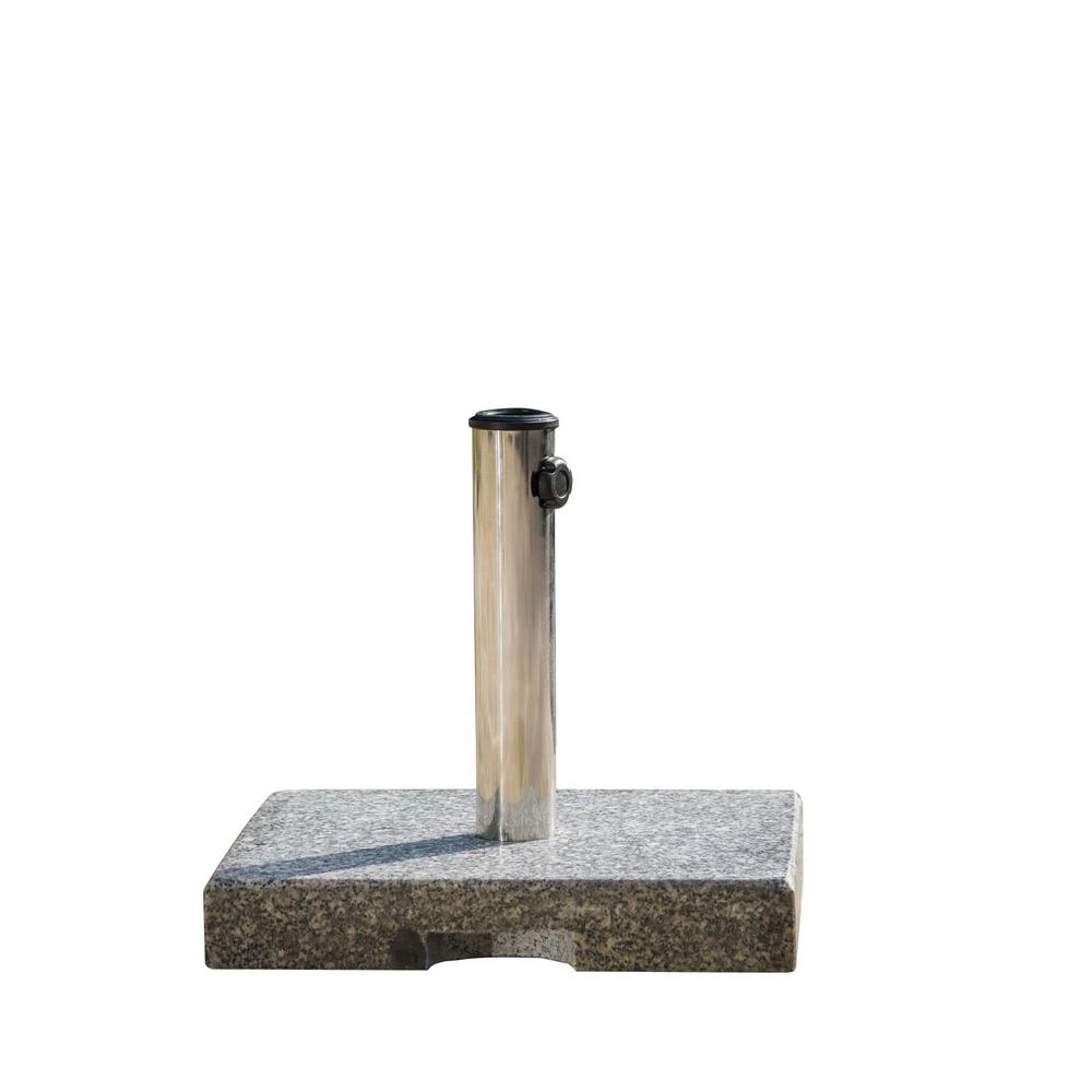 Noble House Granite Patio Umbrella Base In Grey 7078 The Home Depot