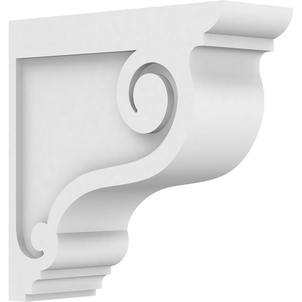 Ekena Millwork 3 In. X 12 In. X 12 In. Standard Scroll Architectural ...