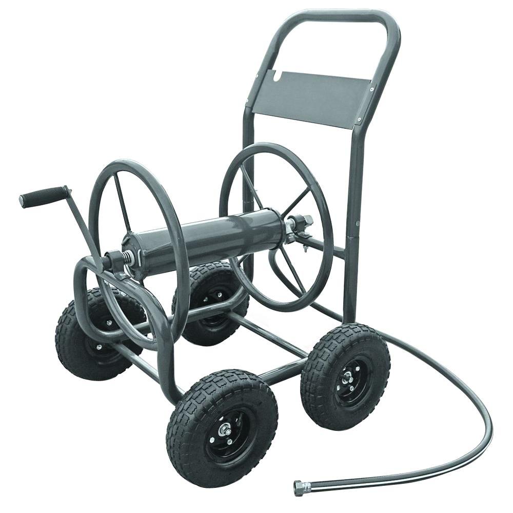 Hampton Bay 4-Wheel Hose Cart by Hampton Bay