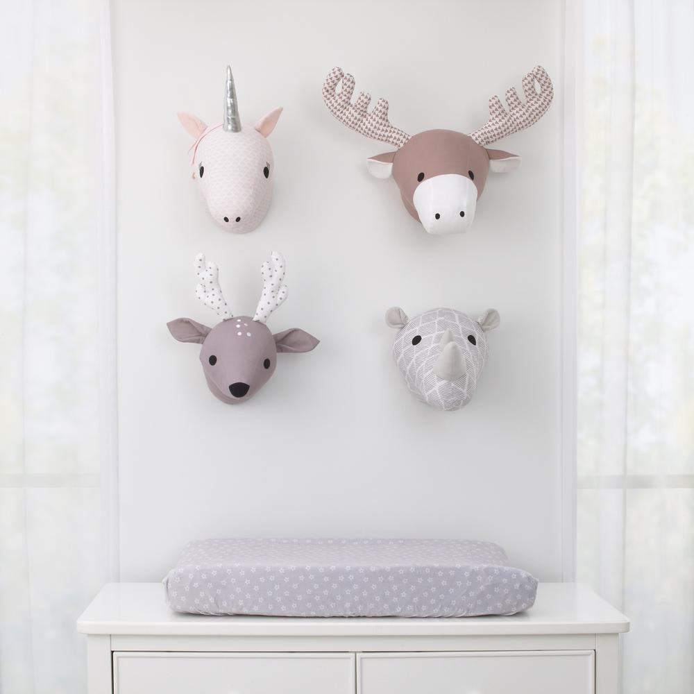 stuffed moose head for nursery