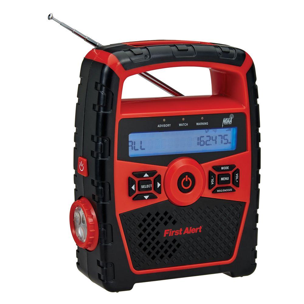 First Alert Portable AM/FM Weather Band Radio with Clock and S.A.M.E. Weather... by First Alert