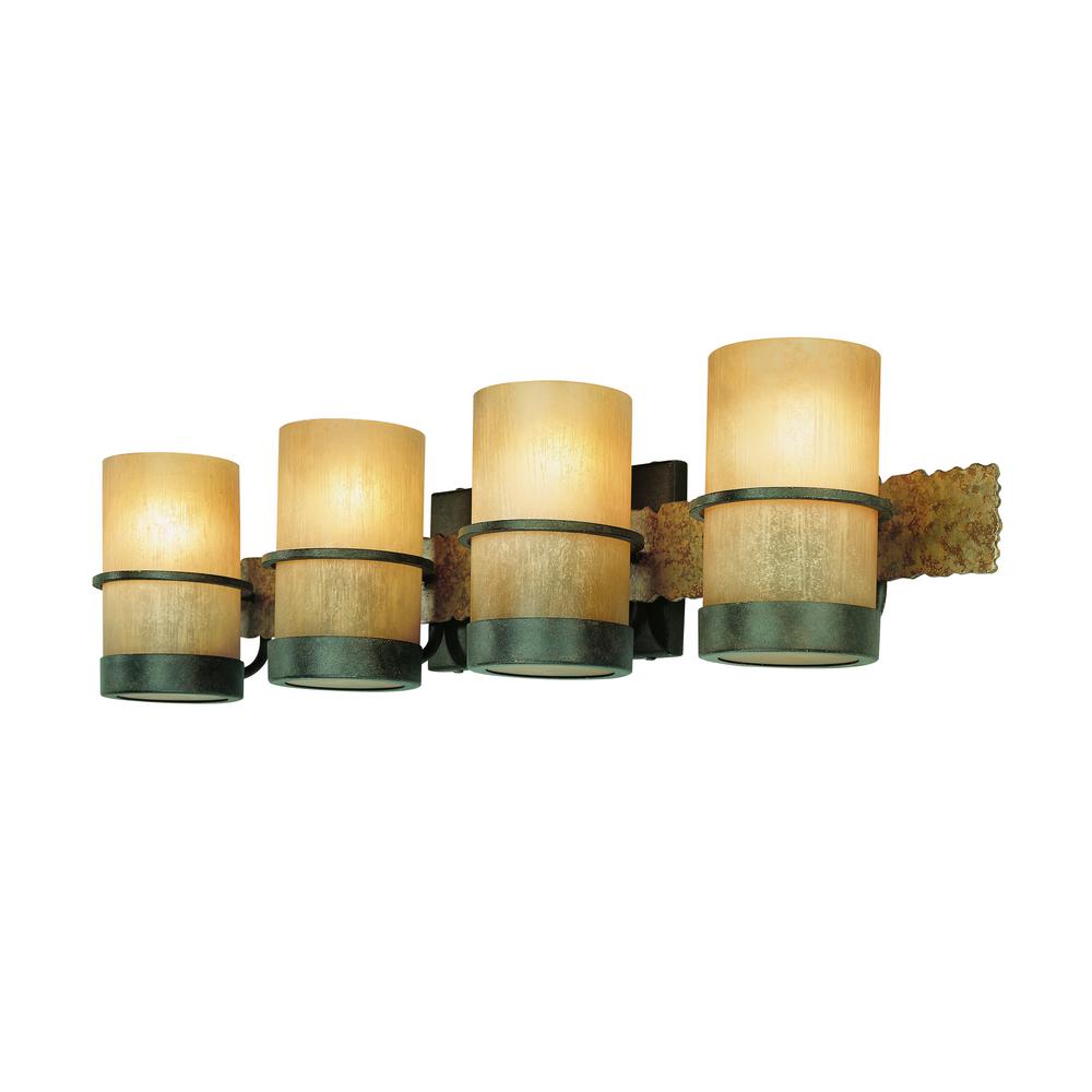 Troy Lighting Bamboo 4 Light Bronze Vanity B1844bb Troy Lighting Bamboo 4 Light Bronze Vanity