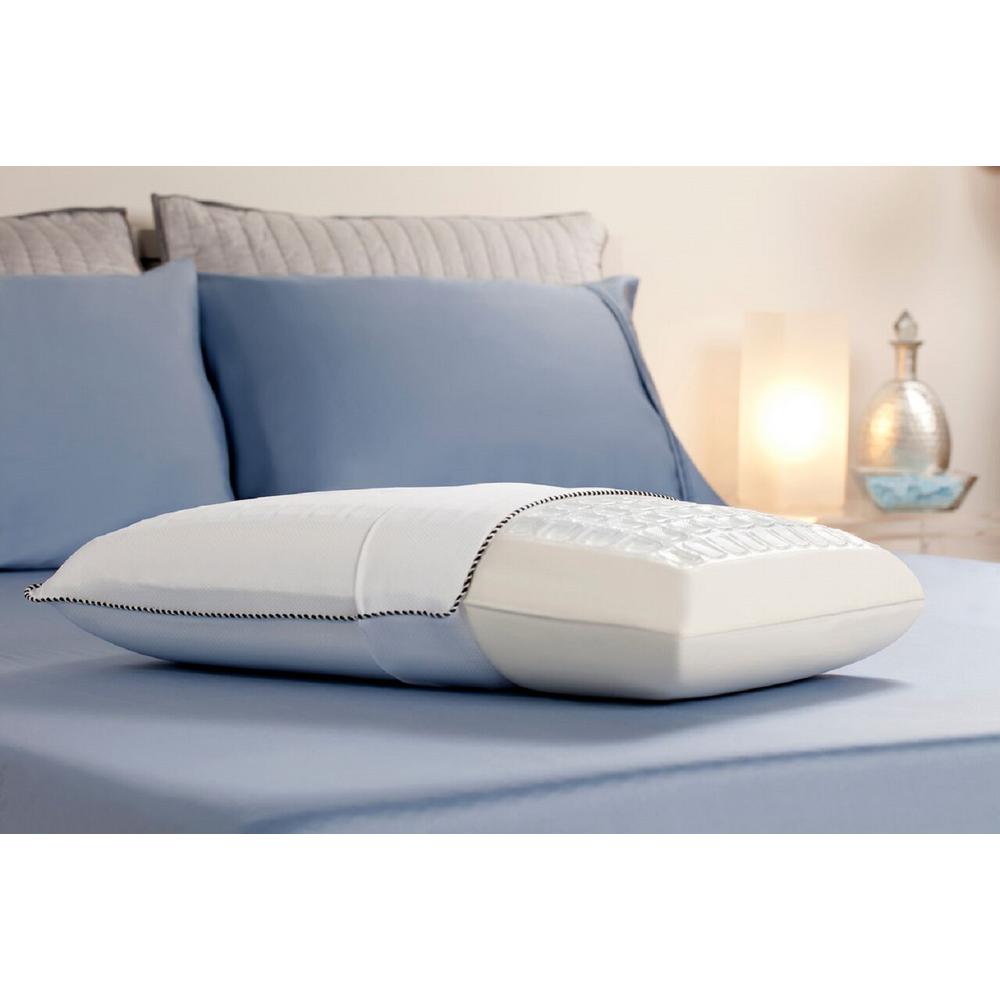 Comfort Revolution Cooling Cubes Hydraluxe Gel Bed Standard Pillow