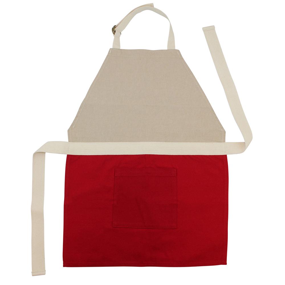 Cb Station Red Children's Apron 6384 - The Home Depot