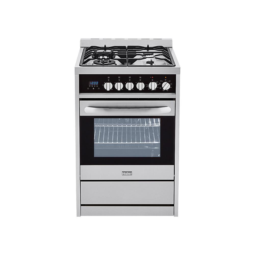 Haier 2.0 cu. ft. Gas Freestanding Range with Convection Oven in