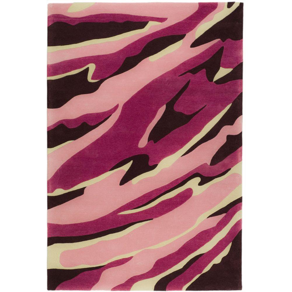 Safavieh Soho Pink Rose 5 Ft X 8 Area Rug Soh329a The Home Safavieh Soho Pink Rose 5 Ft X 8 Area Rug