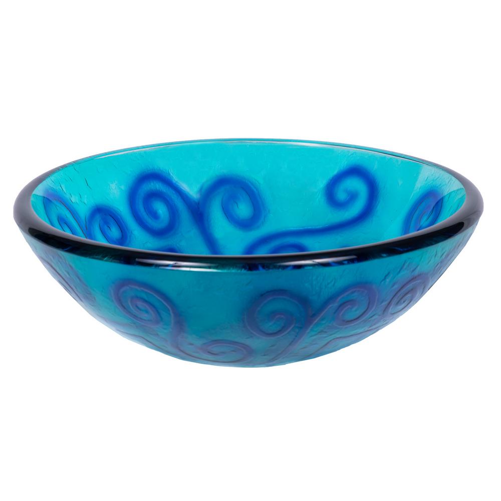 Eden Bath Swirls Glass Vessel Sink In Green And Blue Eb Gs16 The Home Depot - Blue Green Vessel Sinks Eden Bath Swirls Glass Vessel Sink In Green And Blue Eb Gs16 The Home Depot - Blue Green Vessel Sinks