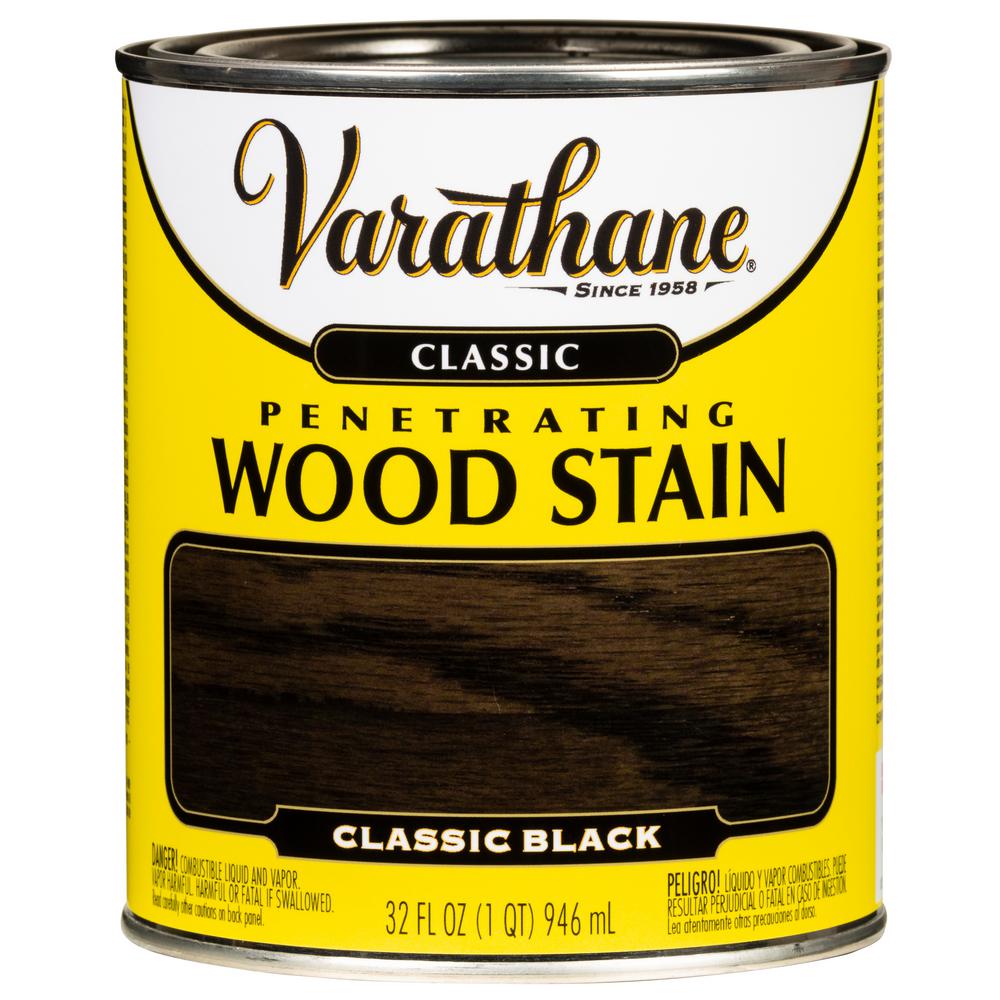 Varathane 1 qt. Black Classic Wood Interior Stain (2Pack)349558 The Home Depot