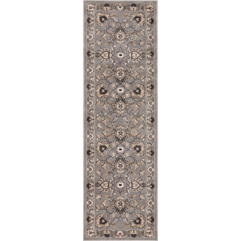 Well Woven Timeless Abbasi Gray 3 ft. x 12 ft. Runner Rug-36082L - The ...