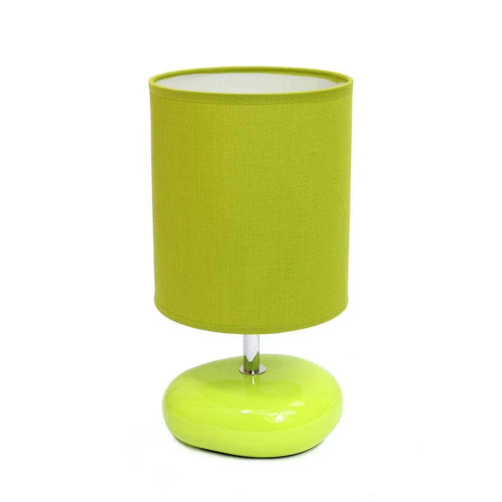 green bedside table lamps