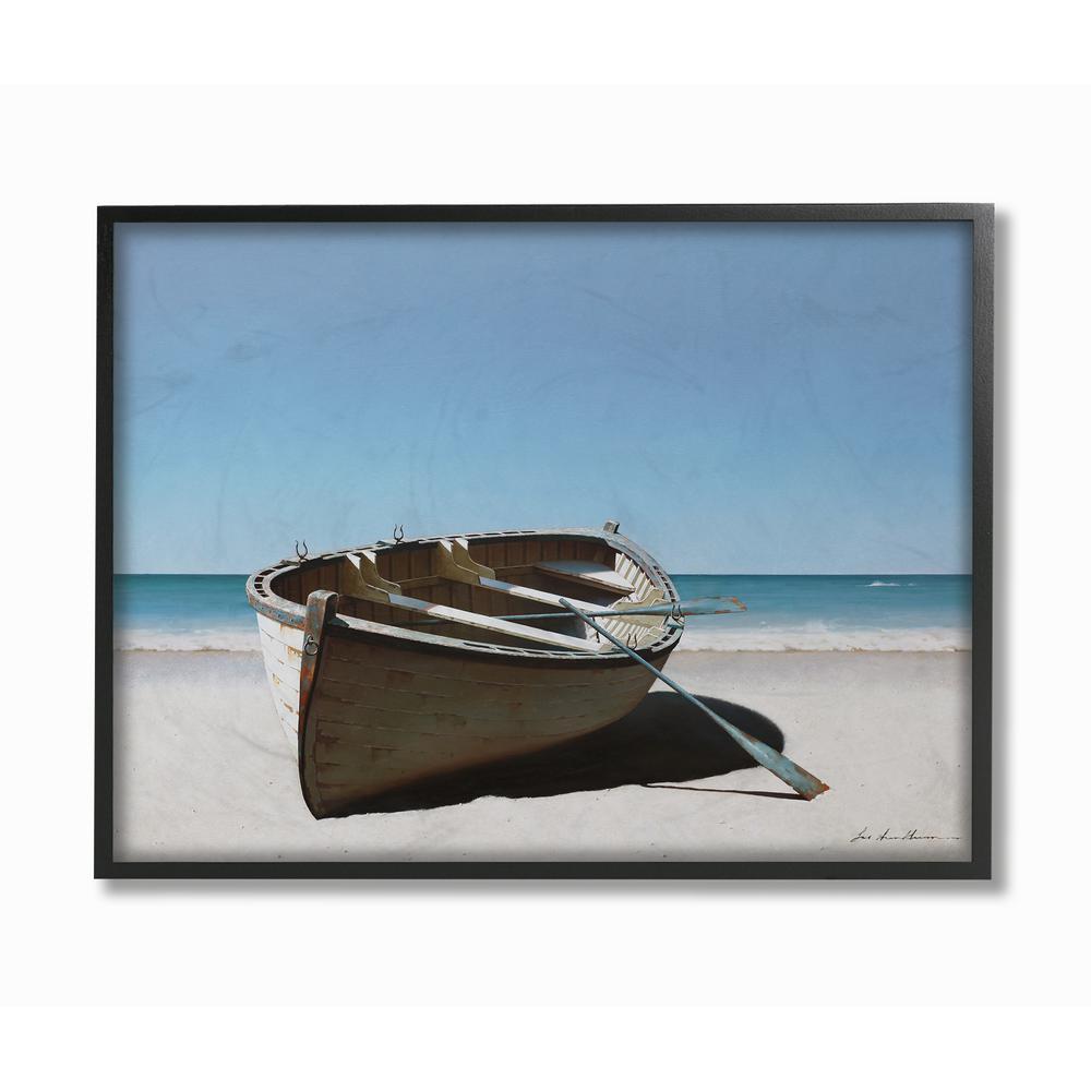 The Stupell Home Decor Collection 24 In X 30 In Row Boat In The