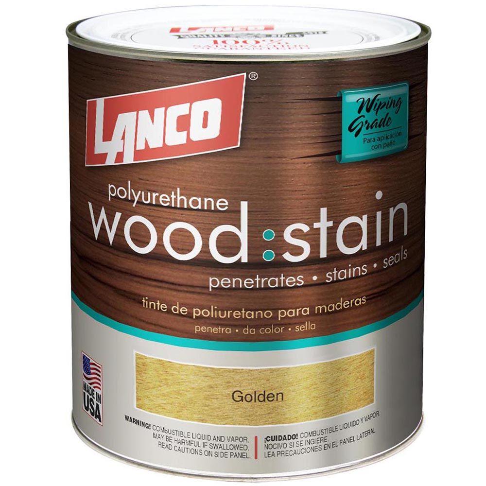 Lanco 1 Qt Gold Interior Wood Stain Ws665 5 The Home Depot