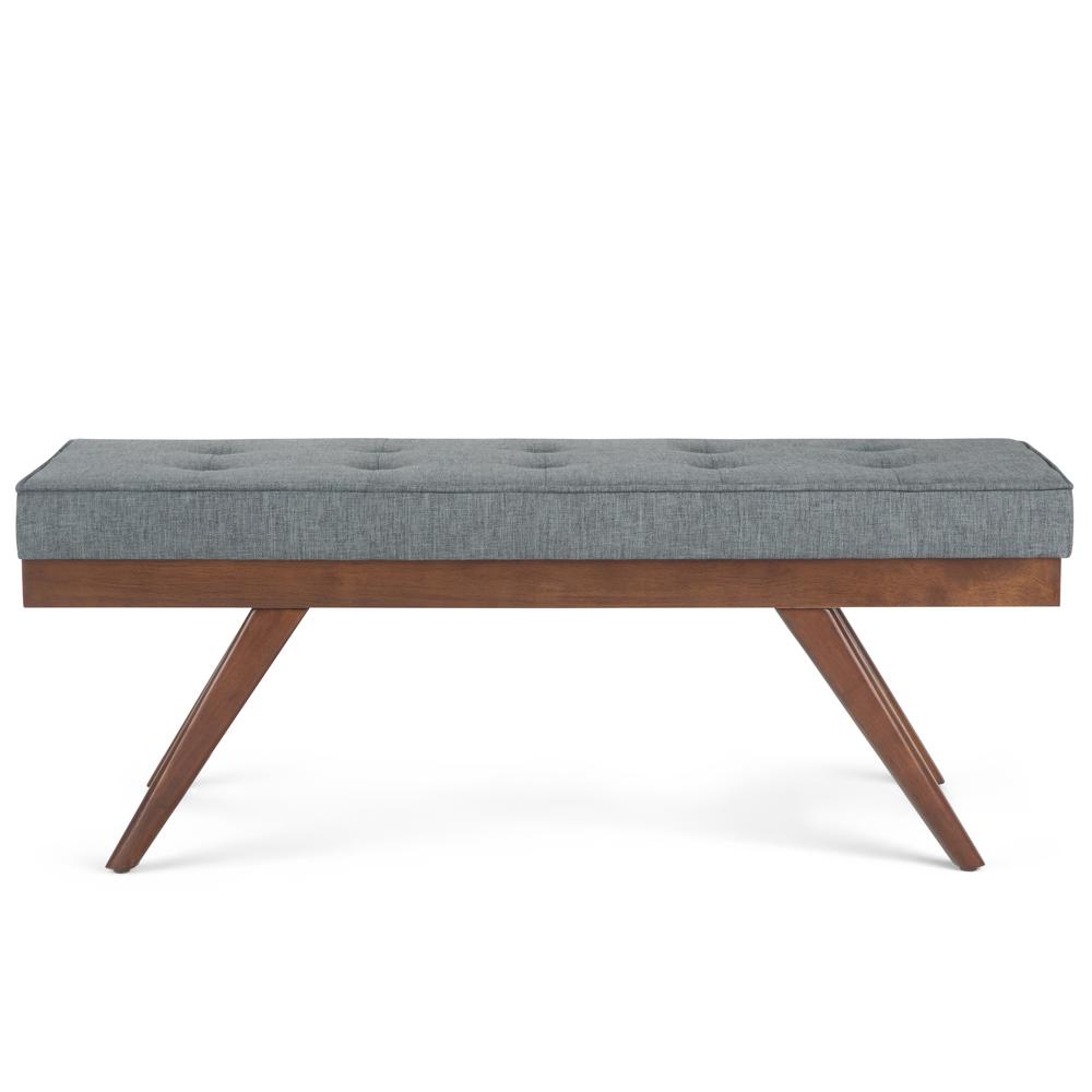 Simpli Home Pierce 48 In Mid Century Modern Ottoman Bench Mid Century Modern Ottoman Bench