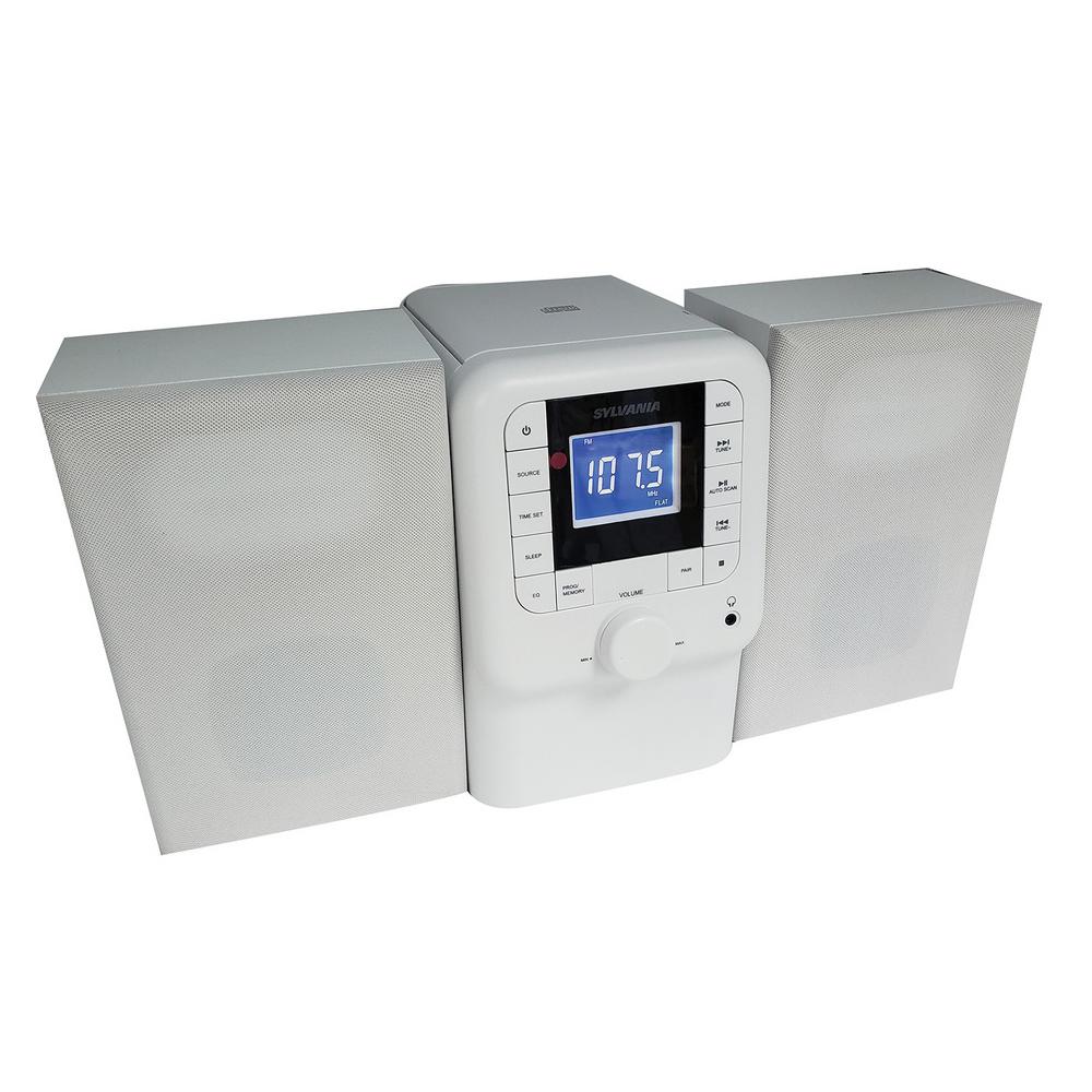 sylvania bluetooth cd micro system