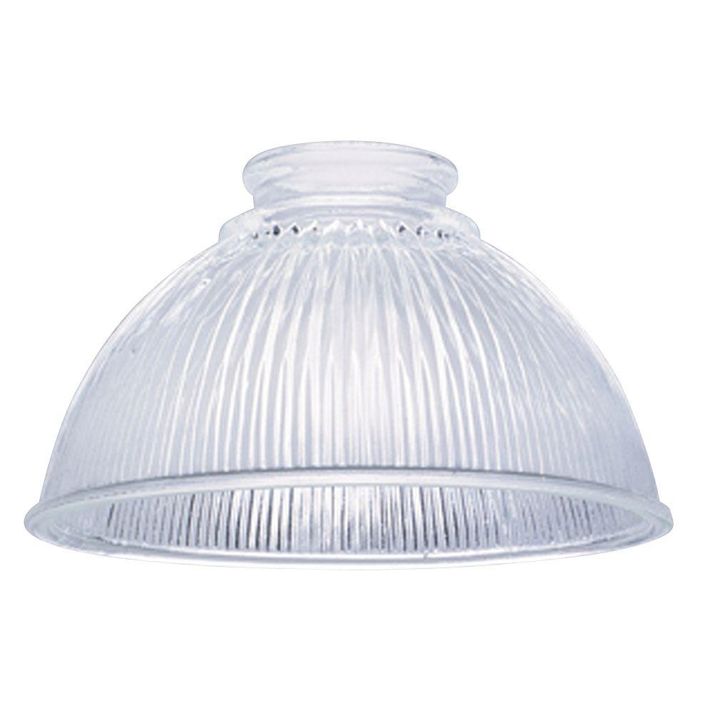 7 1/4" Stalactite Crystal Glass Pendant Light Shade - Flame Shape, 3 1/4" Fitter