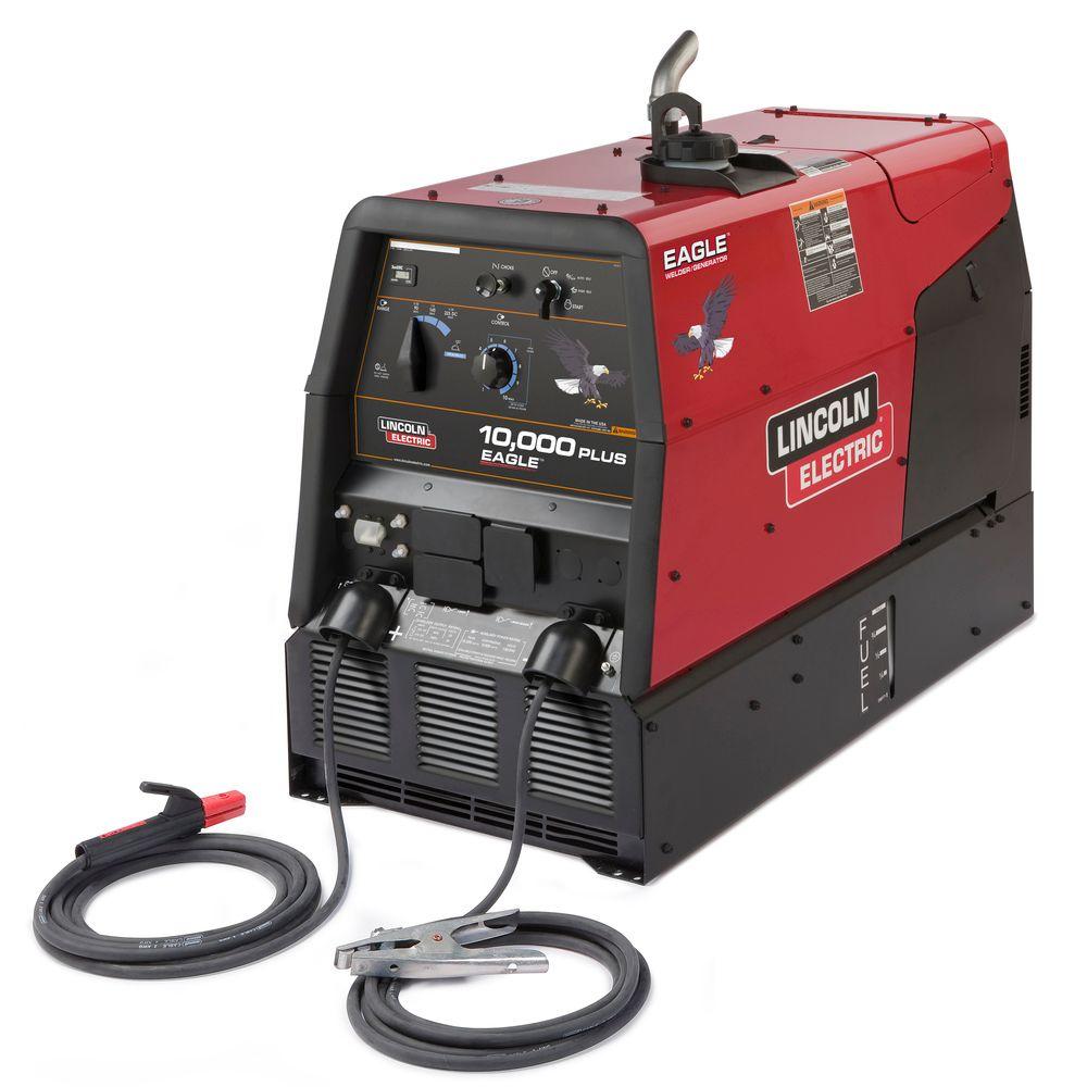 Lincoln Electric 225 Amp Eagle 10,000 Plus Gas Engine Driven Welder w