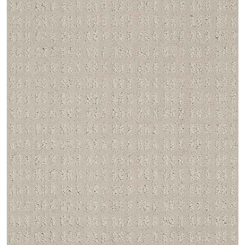 LifeProof Carpet Sample Boxton Color Stonewashed Pattern 8 in. x 8