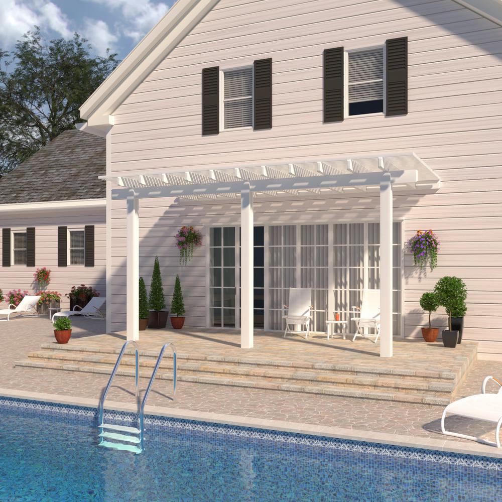 Metal Pergolas Sheds, Garages & Outdoor Storage The Home Depot