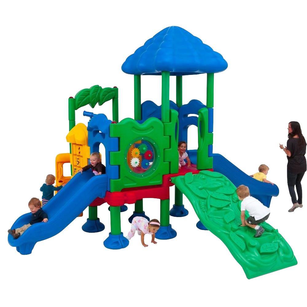Plastic Playsets Playground Equipment The Home Depot