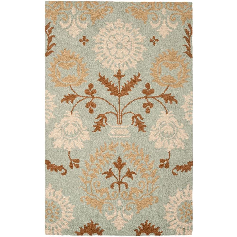 Safavieh Blossom Blue Multi 8 Ft X 10 Area Rug Blm787a The Blossom Blue Multi 8 Ft X 10 Area Rug