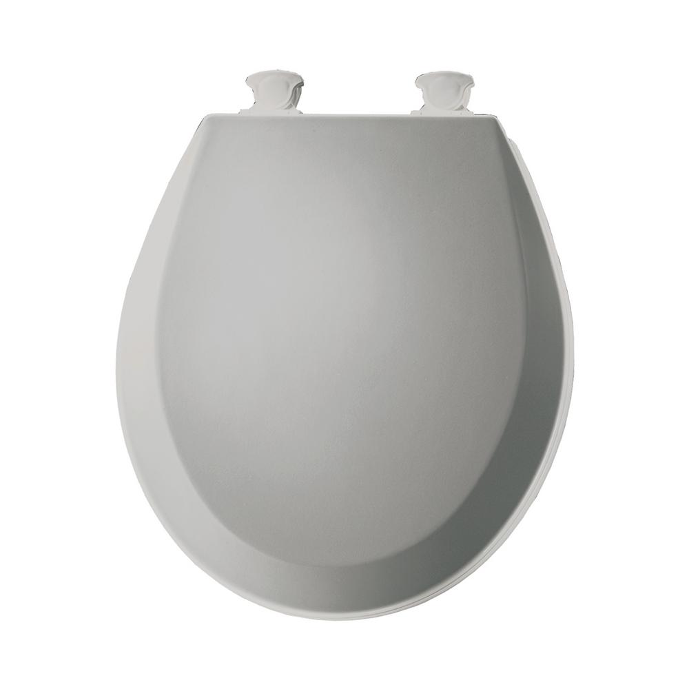 BEMIS LiftOff Round Closed Front Toilet Seat in Silver500EC 162 The