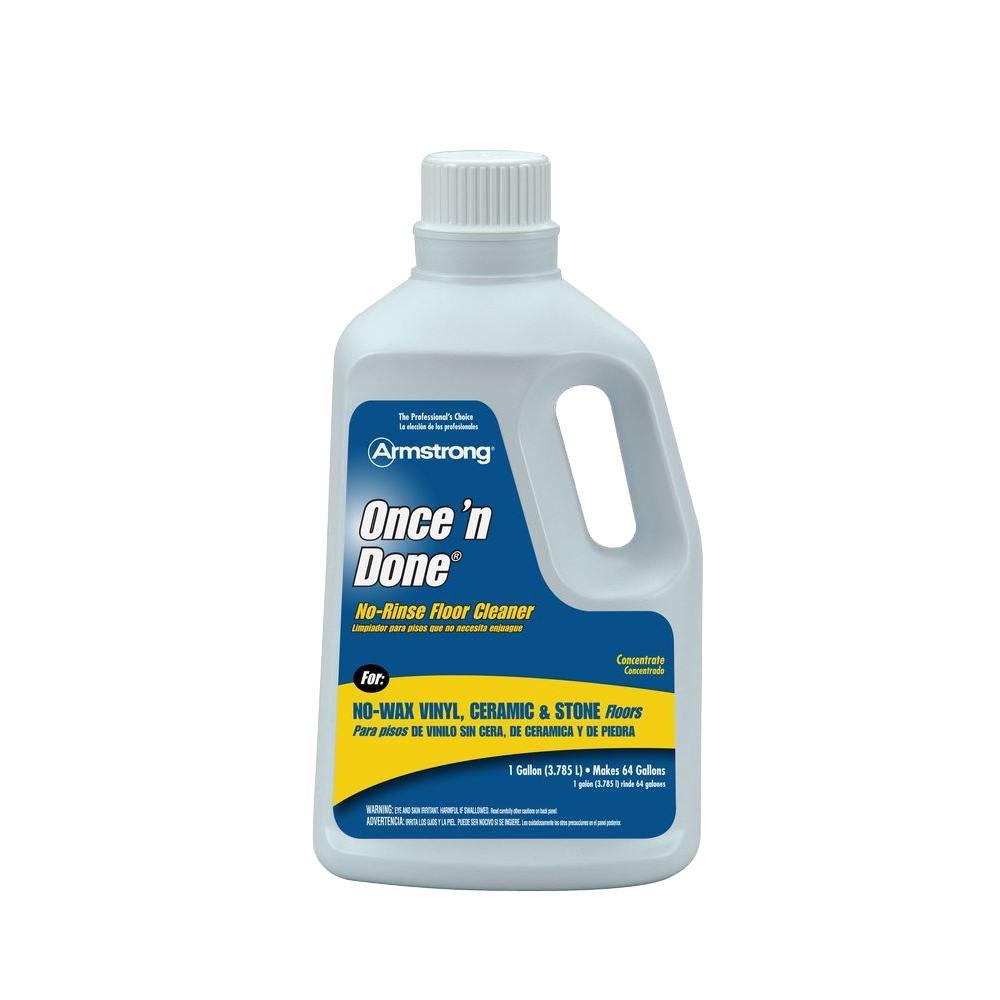 Armstrong 1 Gal Once N Done Floor Cleaner 00330408 The Home Depot