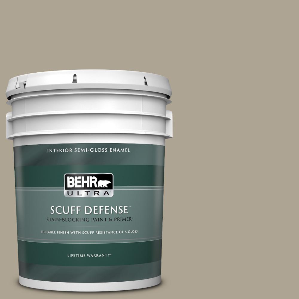 BEHR ULTRA 5 gal. #730D-4 Garden Wall Extra Durable Semi-Gloss Enamel