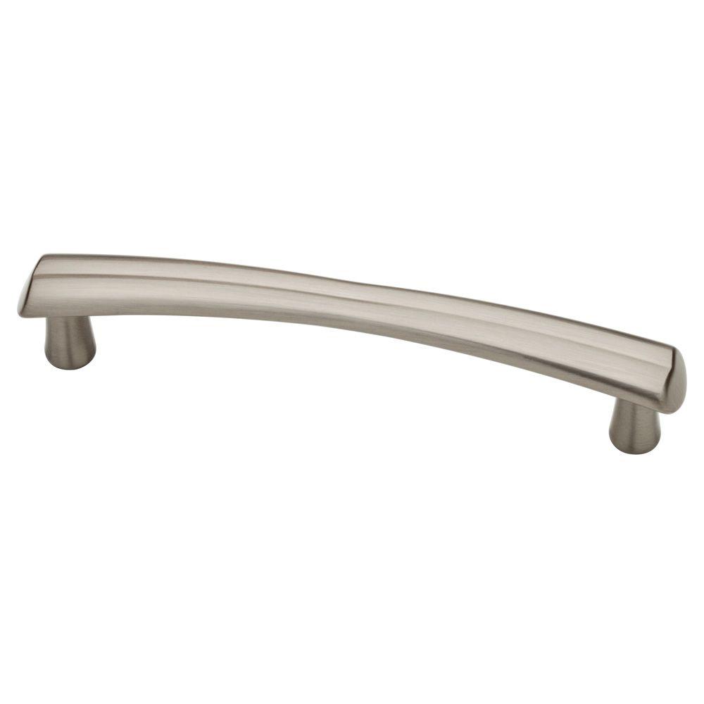 Liberty 4 in. (102mm) Satin Nickel Notched Drawer PullP25966CSNC
